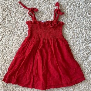 Eberjey Girls red cotton summer dress